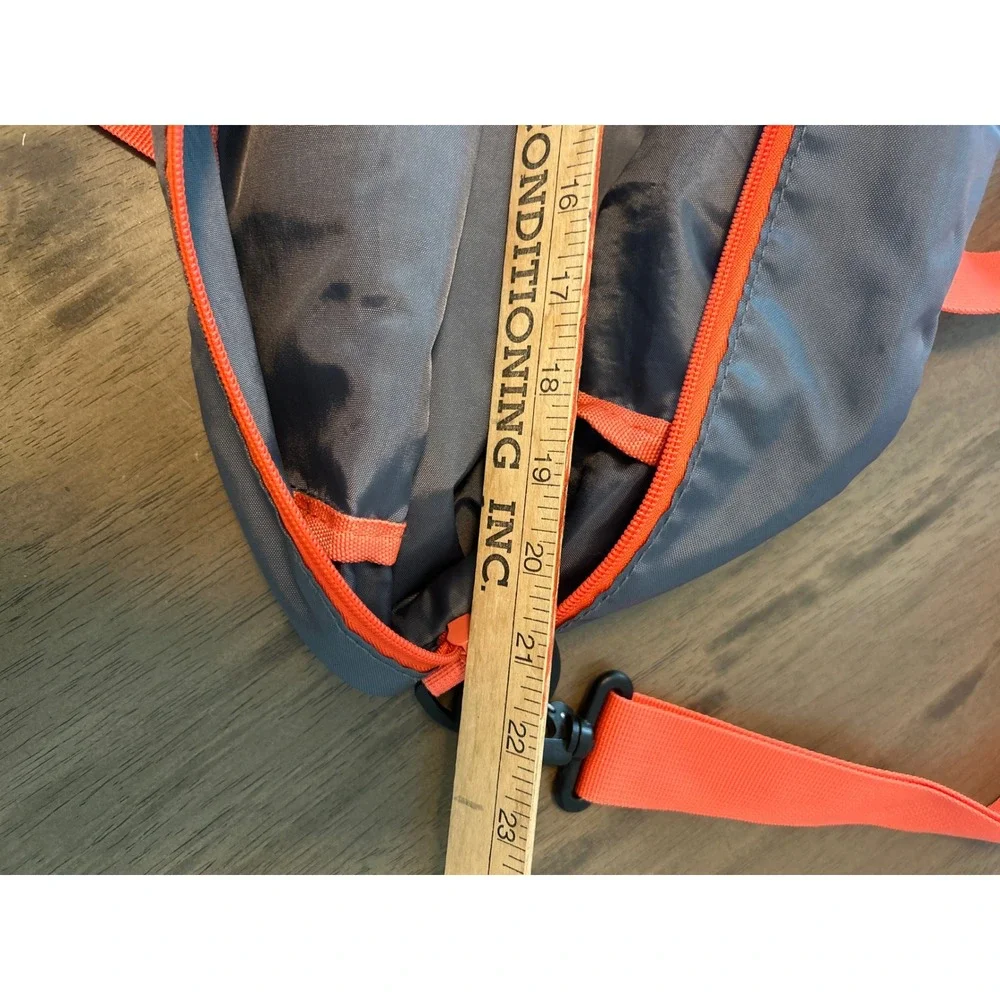 Firefly Outdoor Gear Youth Duffel Bag Grey Wolf Animal Character Orange Trim